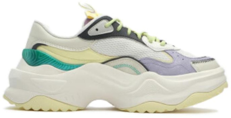 FILA FUSION斐樂潮牌 Bianco II 厚底舒適百搭 耐磨防滑 低幫 老爹鞋 女款 白紫黃 Order FILA FUSION斐樂潮牌 Bianco II 厚底舒適百搭 耐磨防滑 低幫 老爹鞋 女款 白紫黃