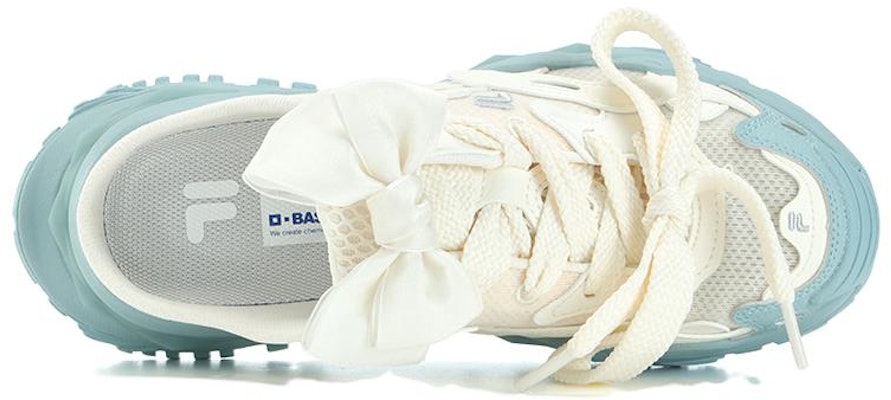 (Women) FILA FUSION Bianco Mule Slippers 'White Blue' T12W331302FGE Lookbook (Women) FILA FUSION Bianco Mule Slippers 'White Blue' T12W331302FGE