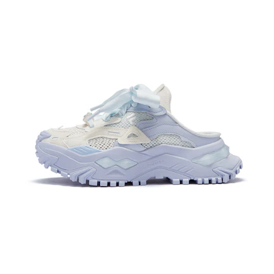 (W) FILA FUSION Bianco Mule 'White Blue'