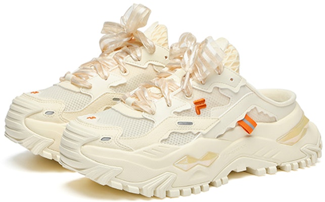 (W) Kasut FILA FUSION Bianco Mule 'Krim Putih' T12W231301FAR Order (W) Kasut FILA FUSION Bianco Mule 'Krim Putih' T12W231301FAR