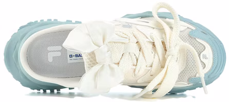Shop (W) Sandal FILA FUSION Bianco Mule 'Putih Biru' T12W331302FGE