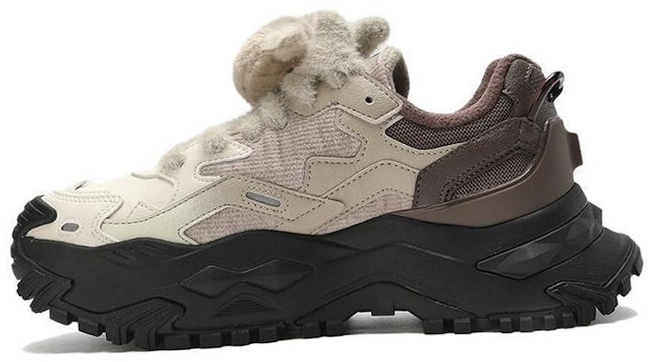 (W) FILA FUSION BIANCO Platform Sneakers 'Putih Beige Coklat' T12W341303FGF Buy (W) FILA FUSION BIANCO Platform Sneakers 'Putih Beige Coklat' T12W341303FGF