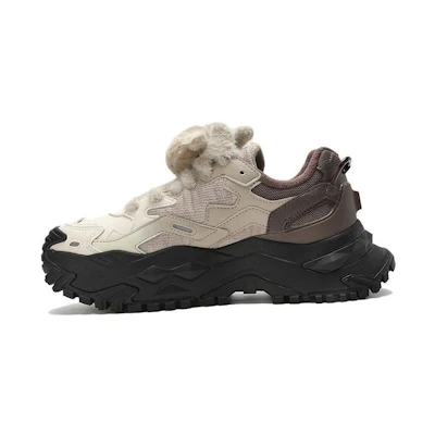 (W) FILA FUSION BIANCO Platform Sneakers 'White Beige Brown'