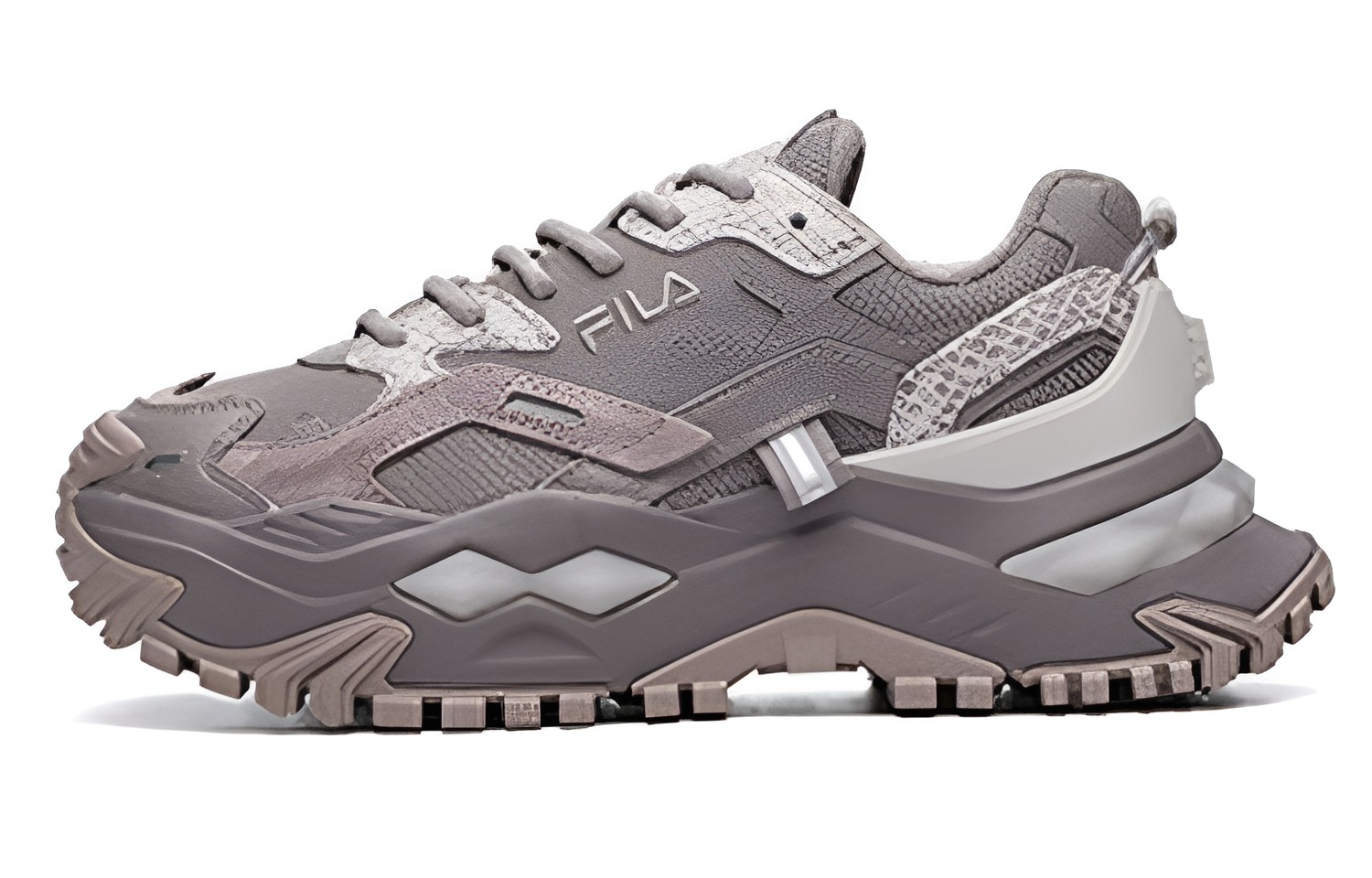 (Women) FILA FUSION Bianco Sneakers 'Grey Purple' T12W145226FPD