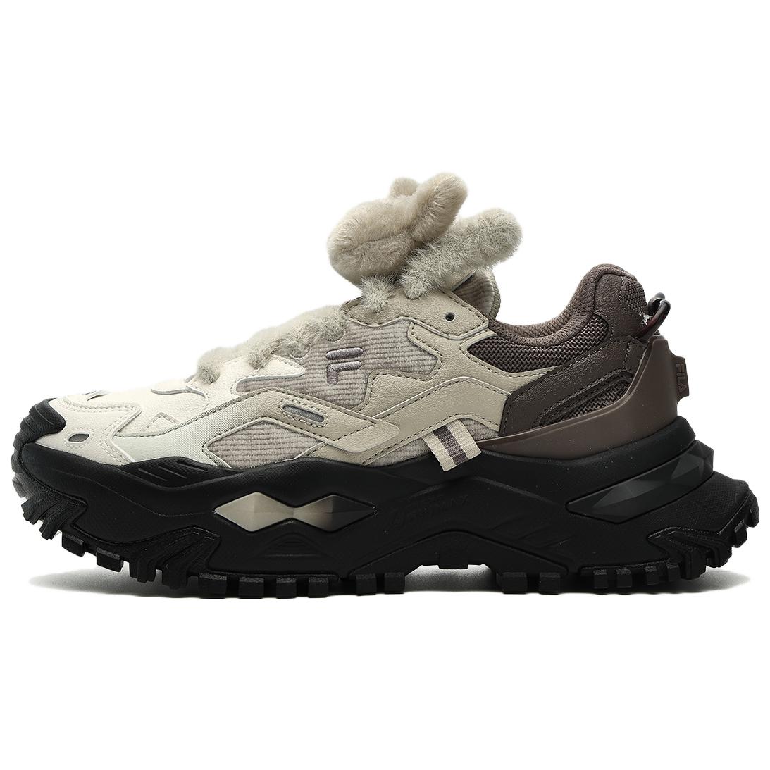 (Women) FILA FUSION BIANCO Sneakers 'White Grey Brown' T12W341302FGF