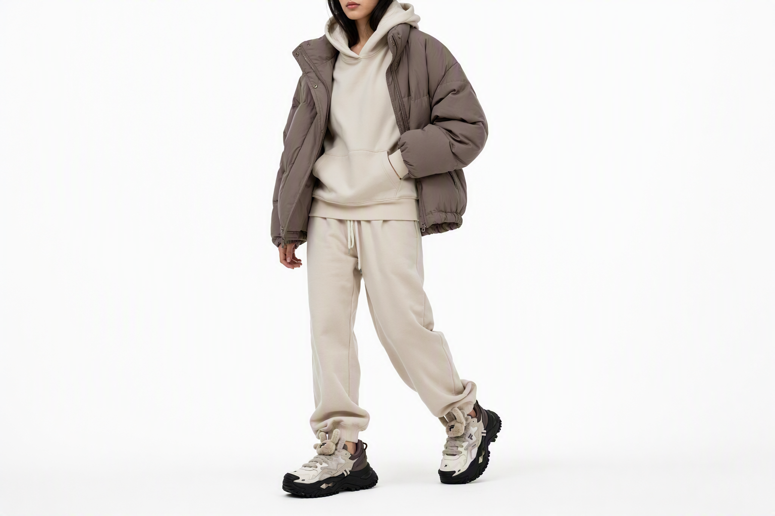 Order (Women) FILA FUSION BIANCO Sneakers 'White Grey Brown' T12W341302FGF