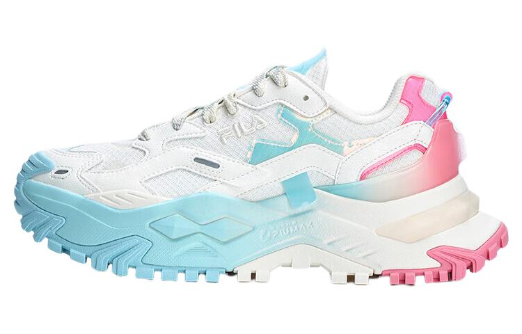 (Women) FILA FUSION Bianco TECNO-PIUMAX Sneakers 'White Blue Pink' T12W321301FGG