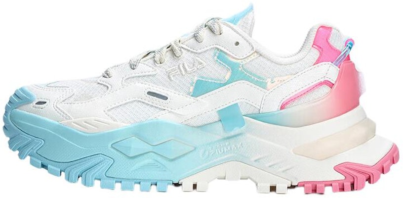 (W) FILA FUSION Bianco TECNO-PIUMAX Sneakers 'Putih Biru Merah Jambu' T12W321301FGG Buy (W) FILA FUSION Bianco TECNO-PIUMAX Sneakers 'Putih Biru Merah Jambu' T12W321301FGG