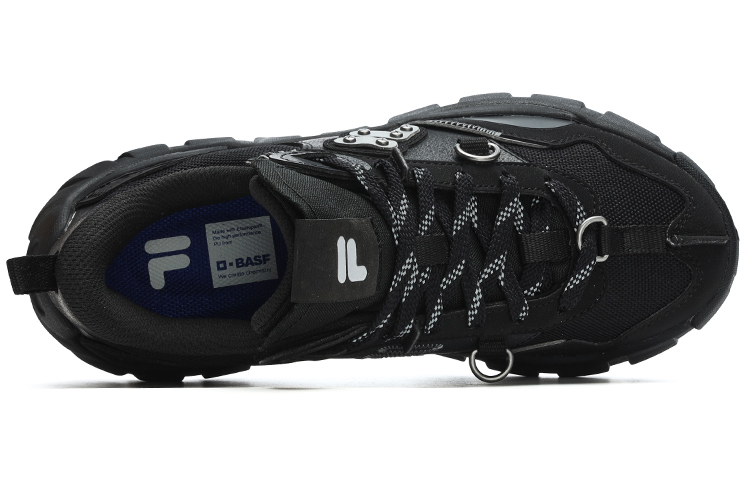 Lookbook (W) FILA FUSION ボーンスニーカー 黒灰 (FILA FUSION ボーンスニーカー コクハイ) T12W311201FBK