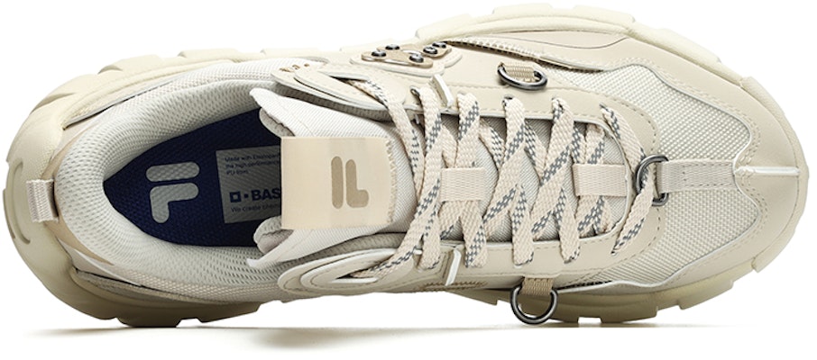 (W) FILA FUSION ボーンスニーカー 白/ベージュ T12W311201FOA Lookbook (W) FILA FUSION ボーンスニーカー 白/ベージュ T12W311201FOA