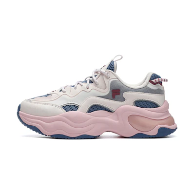 (W) FILA FUSION Bubble Sneakers 'White Pink Blue'
