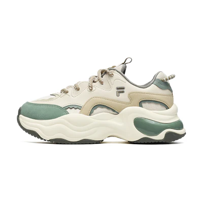 (W) FILA FUSION Bubble Sneakers 'Cream White Green'