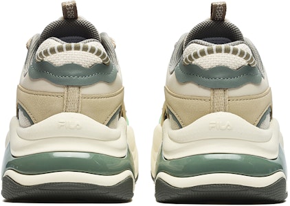 (W) FILA FUSION Bubble Sneakers 'Krim Putih Hijau' T12W241302FWG Shop (W) FILA FUSION Bubble Sneakers 'Krim Putih Hijau' T12W241302FWG