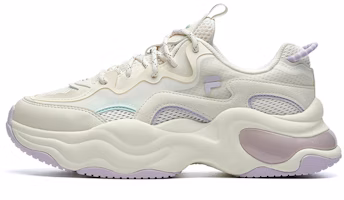 (Women) FILA FUSION Bubble Sneakers 'White Lilac' T12W227310FAW (Women) FILA FUSION Bubble Sneakers 'White Lilac' T12W227310FAW