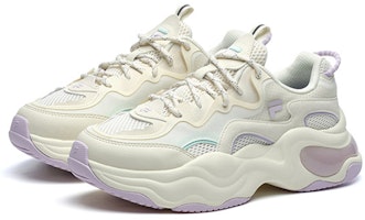 (W) FILA FUSION Bubble Sneakers 'Putih Lilac' T12W227310FAW Order (W) FILA FUSION Bubble Sneakers 'Putih Lilac' T12W227310FAW