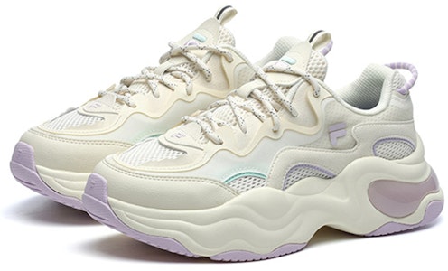 FILA FUSION 斐樂潮牌 Bubble 厚底 低幫 運動休閒鞋 女款 古白色 Order FILA FUSION 斐樂潮牌 Bubble 厚底 低幫 運動休閒鞋 女款 古白色