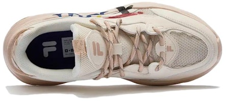 (W) FILA FUSION BUBBLE Rendah 'Putih Vintage' T12W421005FAW Order (W) FILA FUSION BUBBLE Rendah 'Putih Vintage' T12W421005FAW