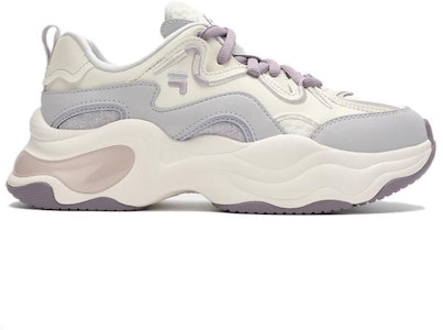 (W) FILA FUSION BUBBLE Platform Sneakers 'Putih Kelabu Ungu' T12W341301_FGN Order (W) FILA FUSION BUBBLE Platform Sneakers 'Putih Kelabu Ungu' T12W341301_FGN