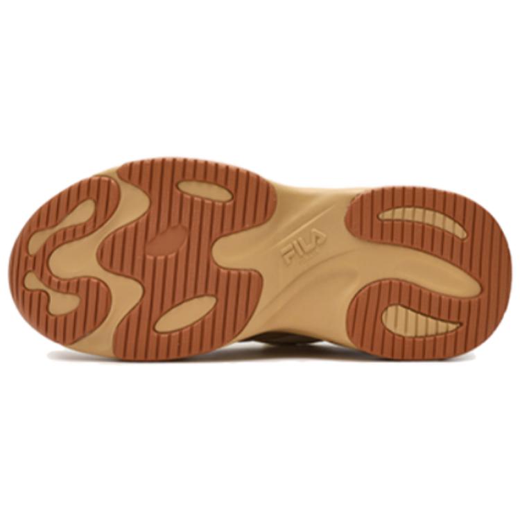 Shop (W) 斐乐FUSION BUBBLE厚底休闲鞋“白色棕色” T12W341301FPA