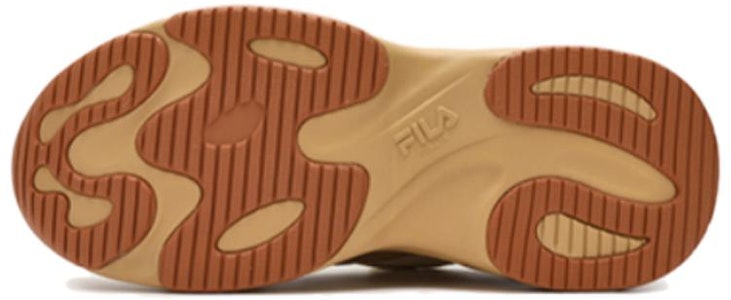 (W) FILA FUSION BUBBLE Platform Sneakers 'Putih Tan' T12W341301FPA Shop (W) FILA FUSION BUBBLE Platform Sneakers 'Putih Tan' T12W341301FPA