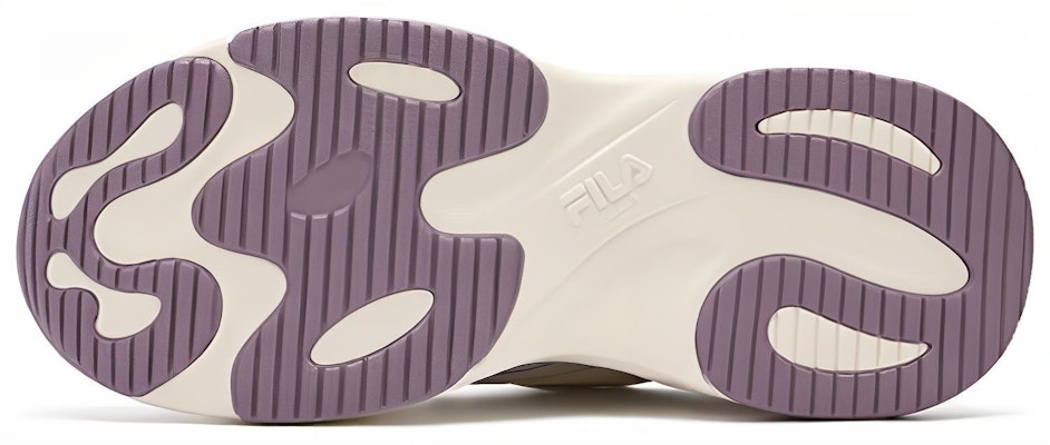 (Women) FILA FUSION BUBBLE Platform Sneakers 'White Grey Purple' T12W341301_FGN Shop (Women) FILA FUSION BUBBLE Platform Sneakers 'White Grey Purple' T12W341301_FGN