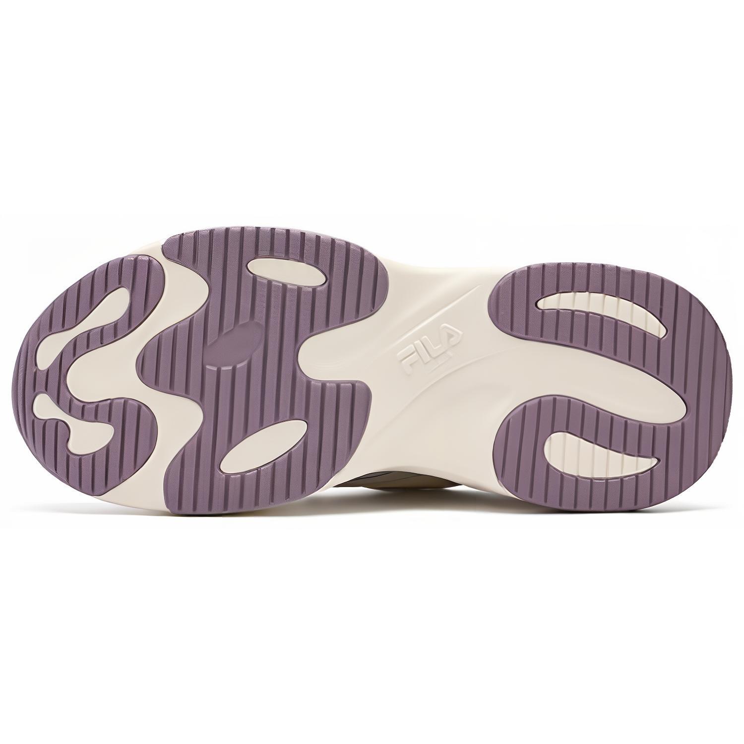 Shop (W) FILA FUSION バブルプラットフォーム (白/灰/紫) T12W341301_FGN