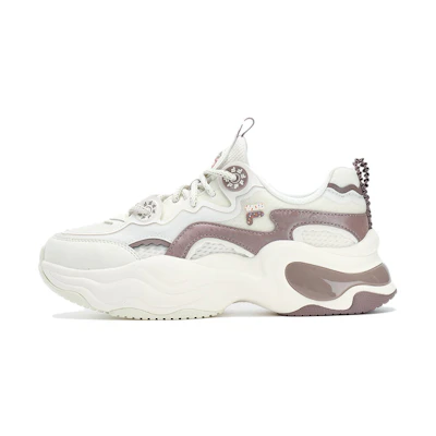 (W) FILA FUSION Bubble Sneakers 'White Brown'