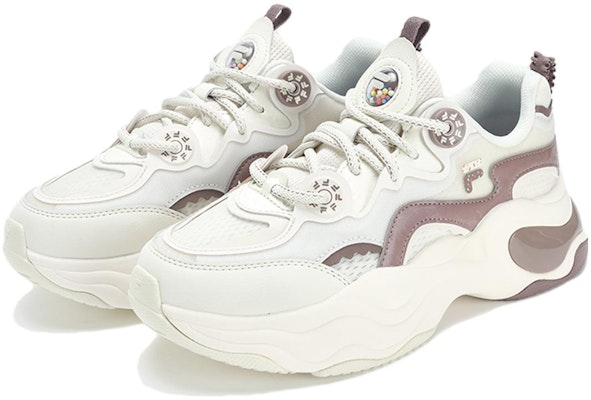 (W) FILA FUSION Bubble Sneakers 'Putih Coklat' T12W321305FGA Order (W) FILA FUSION Bubble Sneakers 'Putih Coklat' T12W321305FGA