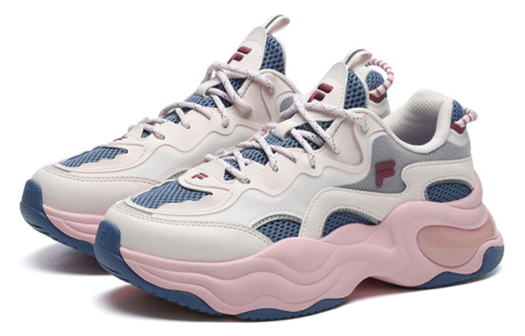 Lookbook (Women) FILA FUSION Bubble Sneakers 'White Pink Blue' T12W227310FAM