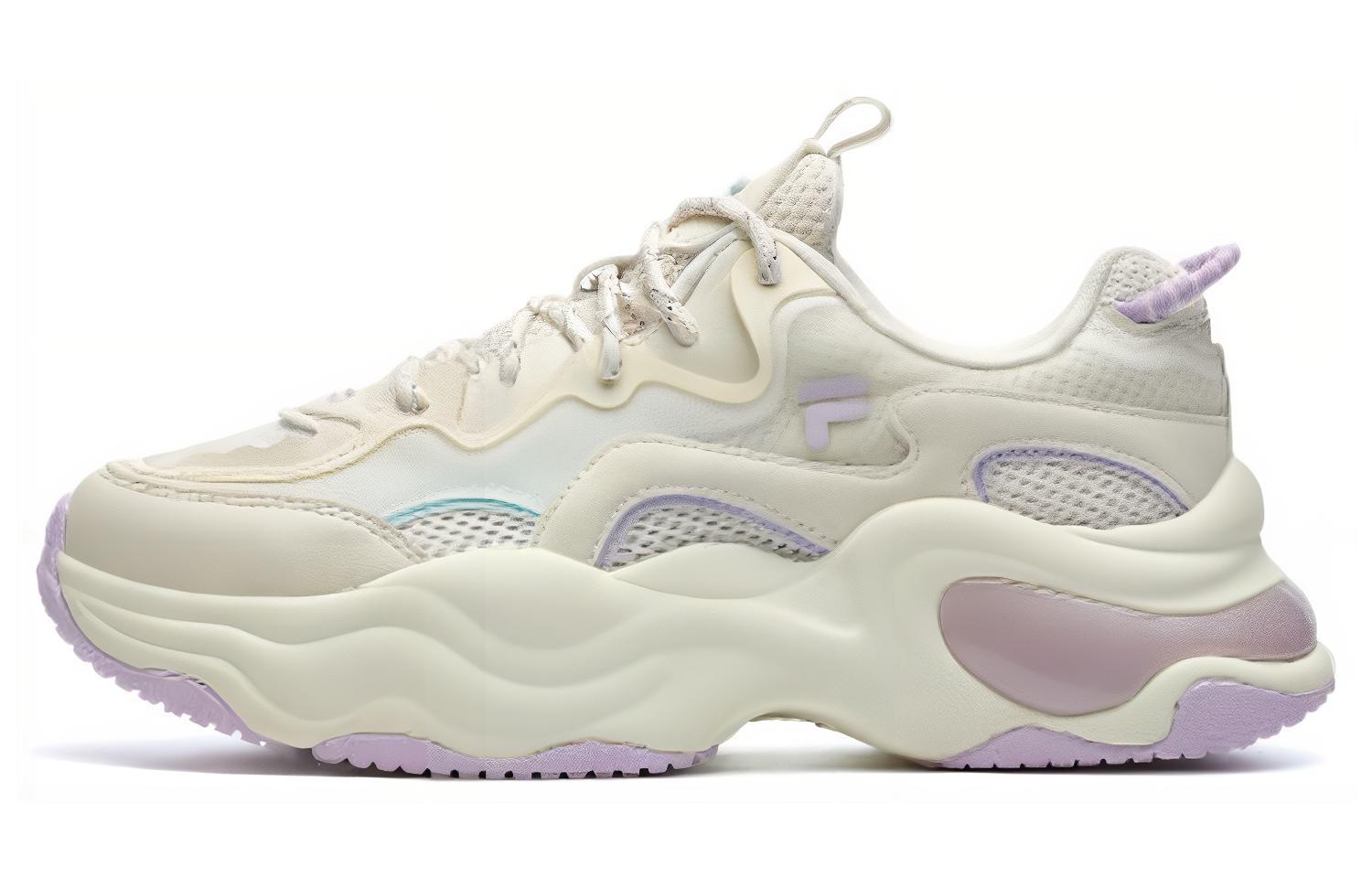 (Women) FILA FUSION Bubble Sneakers 'White Purple' T12W227310LAW
