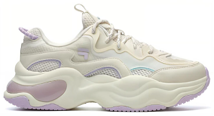 (W) FILA FUSION Bubble Sneakers ''Wit Paars'' T12W227310LAW Order (W) FILA FUSION Bubble Sneakers ''Wit Paars'' T12W227310LAW