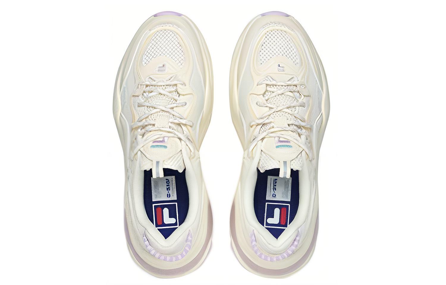 Shop (W) FILA FUSION Bubble Sneakers ''Wit Paars'' T12W227310LAW