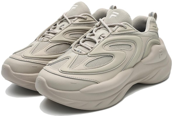 (W) FILA FUSION Buzzard Sneakers 'Beige' Kasut Beige Hari-Hari Terbaik. T12W341103FFA Lookbook (W) FILA FUSION Buzzard Sneakers 'Beige' Kasut Beige Hari-Hari Terbaik. T12W341103FFA