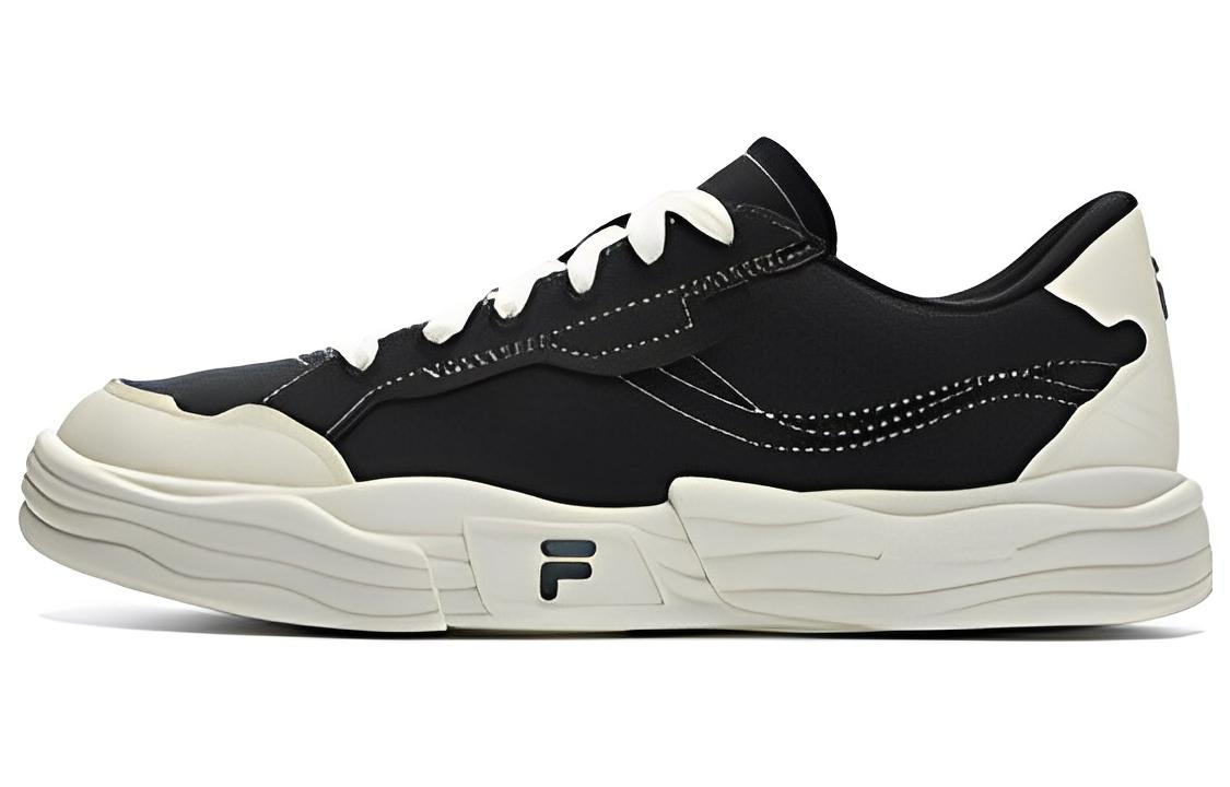 (Women) FILA FUSION Canvas Low 'Black White' T12W322109ABA