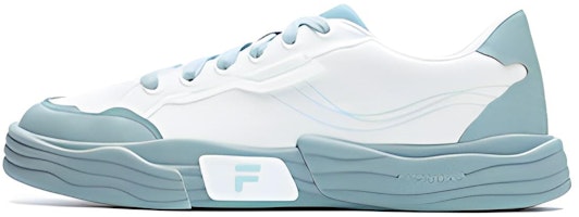 (Women) FILA FUSION Canvas Low 'Pop White Blue' T12W322109ABG (Women) FILA FUSION Canvas Low 'Pop White Blue' T12W322109ABG
