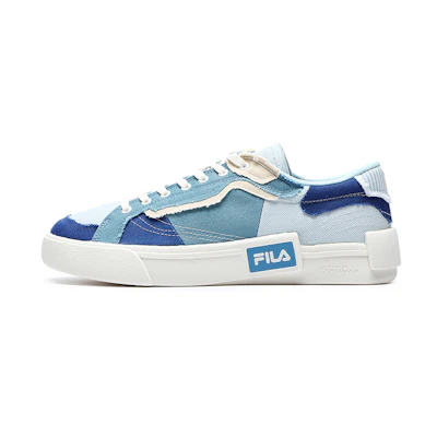 (W) FILA FUSION Canvas Skate Shoes 'Blue Green'