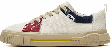(Women) FILA Fusion Canvas Shoes 'White Blue Red' T12W135108FSN (Women) FILA Fusion Canvas Shoes 'White Blue Red' T12W135108FSN