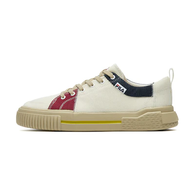 (W) FILA Fusion Canvas Shoes 'White Blue Red'
