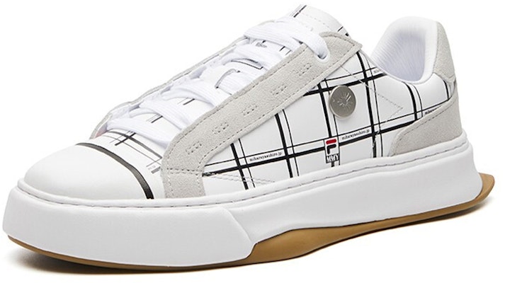 (W) (女性用)FILAフュージョンキャンバスシューズ「White CheckeRed」T12W115112FWT T12W115112FWT Order (W) (女性用)FILAフュージョンキャンバスシューズ「White CheckeRed」T12W115112FWT T12W115112FWT