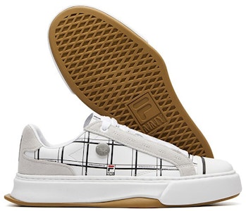 FILA FUSION斐樂潮牌 低幫 板鞋 女款 白 Details for FILA FUSION斐樂潮牌 低幫 板鞋 女款 白