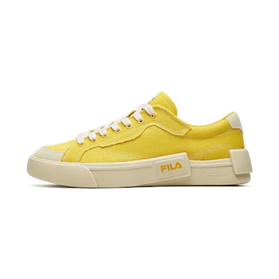 (W) FILA Fusion Canvas Shoes 'Yellow'