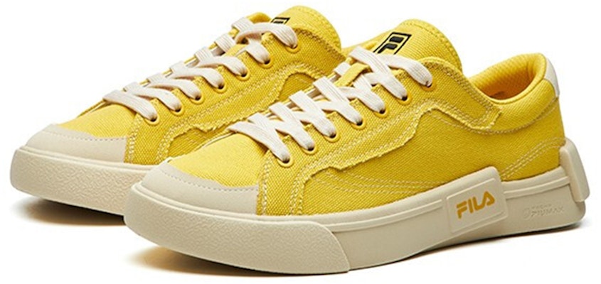 (Women) FILA Fusion Canvas Shoes 'Yellow' T12W125107FSP Lookbook (Women) FILA Fusion Canvas Shoes 'Yellow' T12W125107FSP