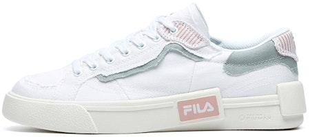 (Women) FILA FUSION Canvas Skate Shoes 'White' T12W228207FSW (Women) FILA FUSION Canvas Skate Shoes 'White' T12W228207FSW
