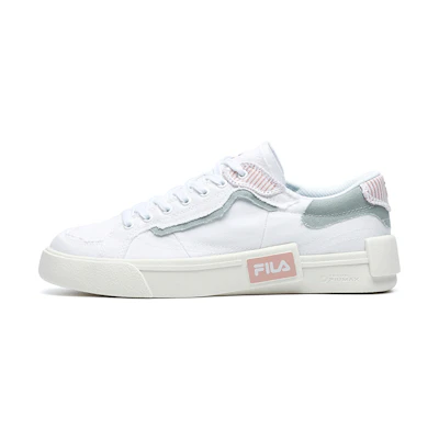 (W) FILA FUSION Canvas Skate Shoes 'White'