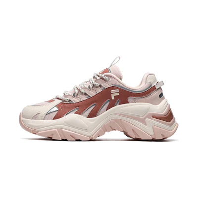(W) FILA FUSION Casual Fashion Sneakers 'Pink Red'