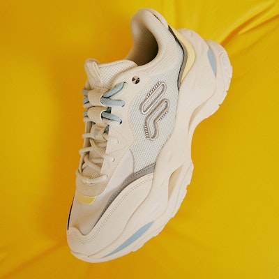 (Women) FILA FUSION CHEESE Sneakers 'Beige White' T12W331101F-WA 3