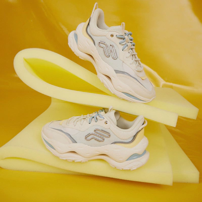 (Women) FILA FUSION CHEESE Sneakers 'Beige White'