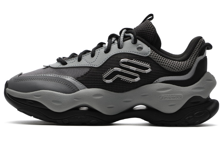 (Women) FILA FUSION CHEESE Sneakers 'Black Grey' T12W331101FQP