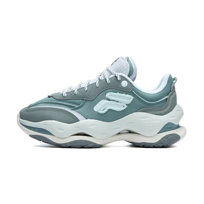 (W) FILA FUSION Cheese Sneakers 'Grey Blue White'