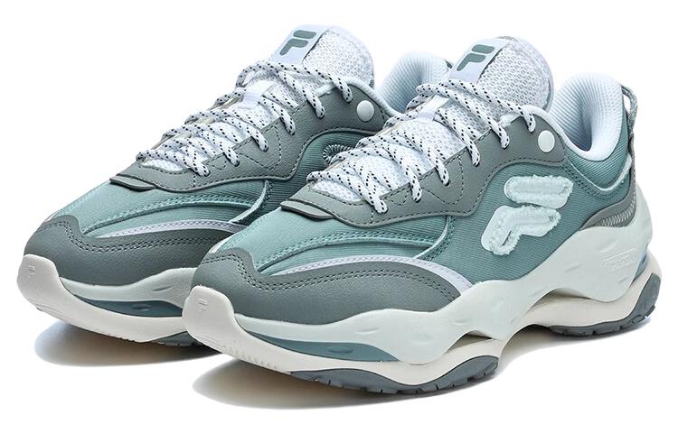 Order (W) FILA FUSION Cheese Sneakers 'Kelabu Biru Putih' T12W311103FWF